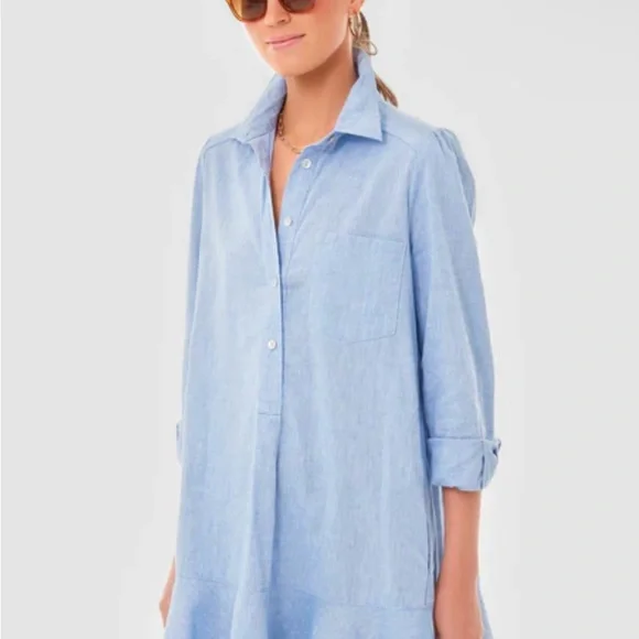 Tuckernuck Chambray Callahan Shirt Dress - Picture 6 of 14